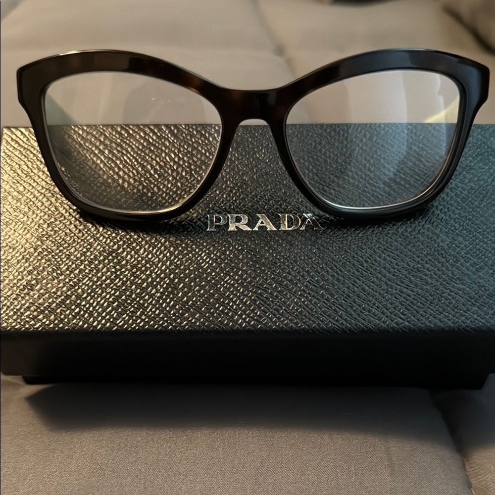 Prada Brown Cat-Eye Glasses